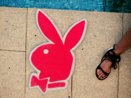 Playboy Rabbit Inspired Rug