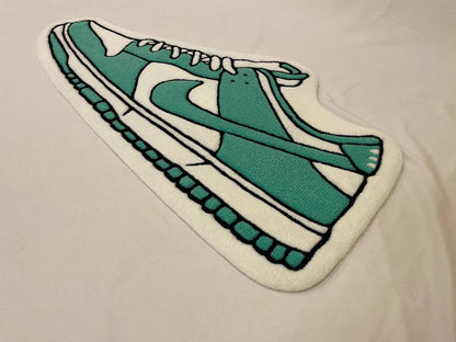 Sneakerhead Nike Green Shoe Rug