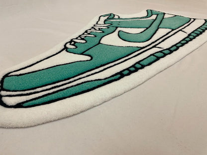 Sneakerhead Nike Green Shoe Rug