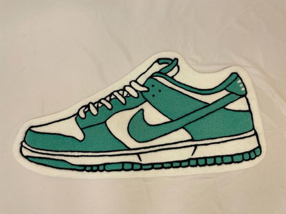 Sneakerhead Nike Green Shoe Rug