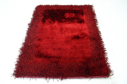 Maroon Thick Dense Pile Super Soft Rug