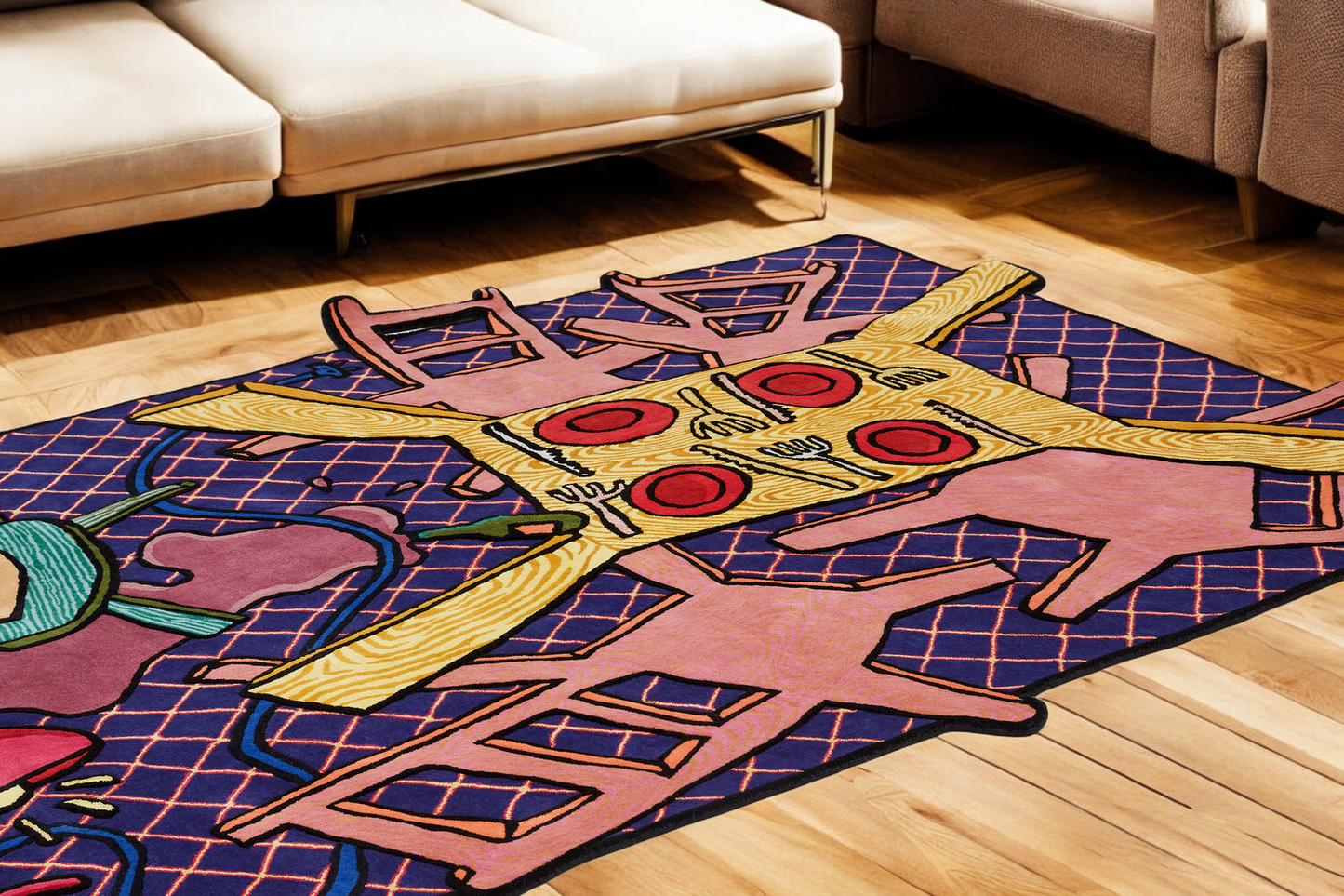 Urban Glamour Handmade Premium Rug