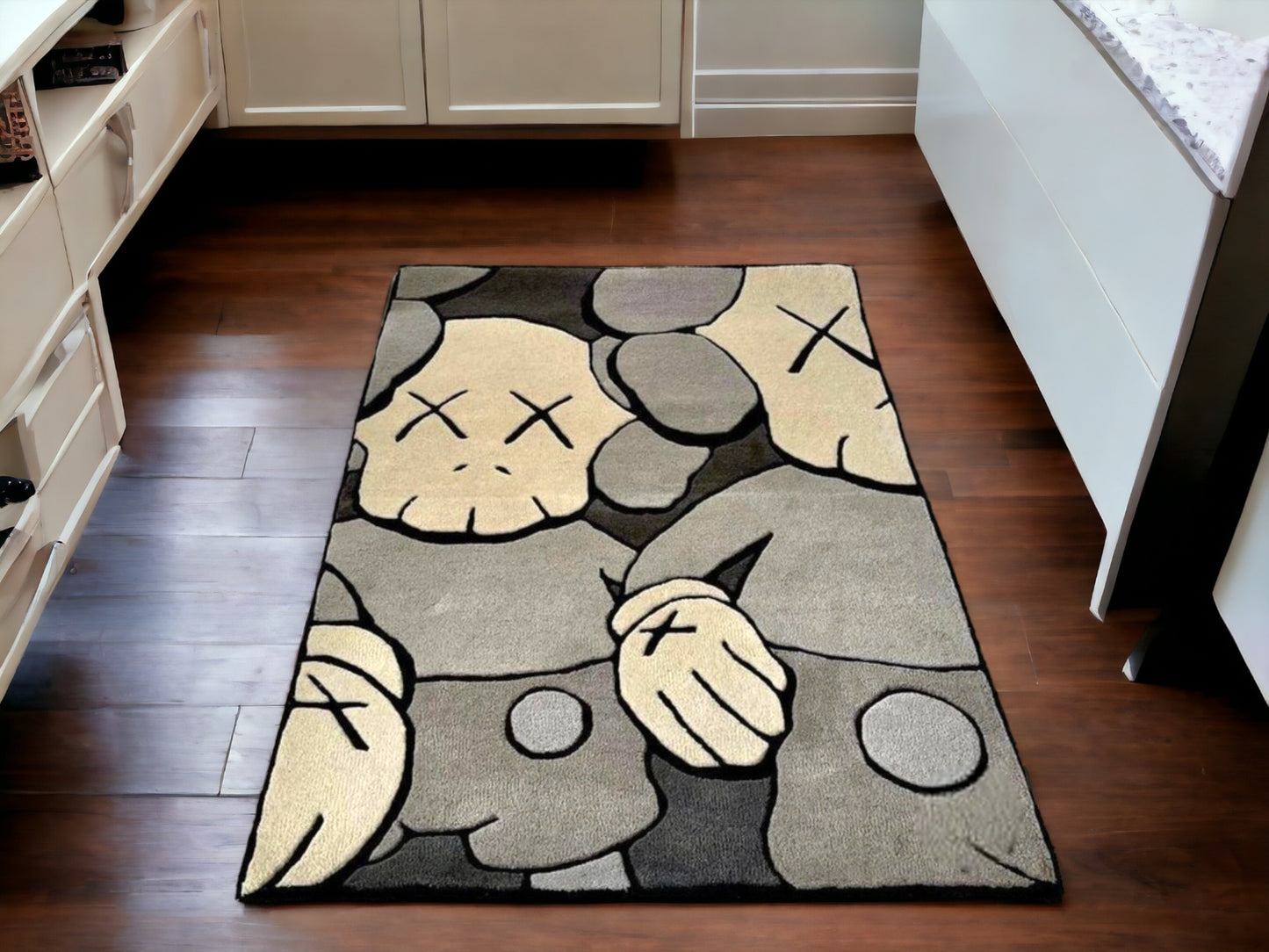 KAWS Gray Area Rug