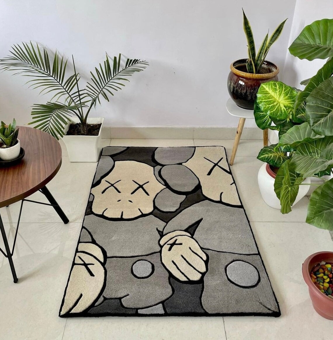 KAWS Gray Area Rug